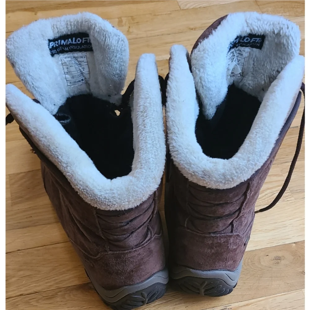 Patagonia - Lugano Lace High Waterproof Suede Boot Sz 9 Hiking Travel Camping